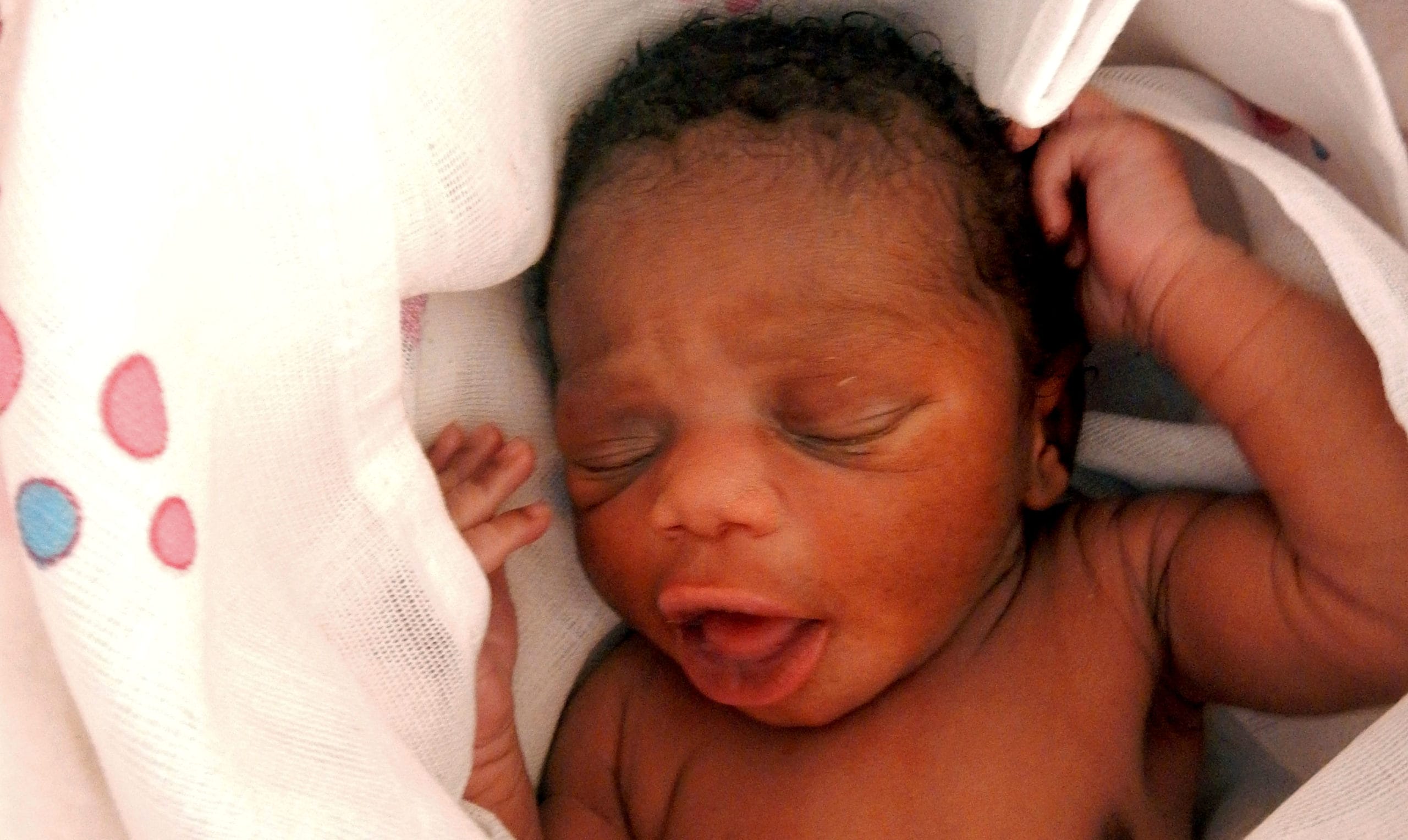 A new-born cry to greet 2021