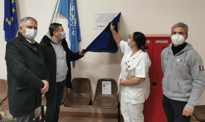 Cuamm and Ares Italia Partnership against covid-19 and for Global Health
