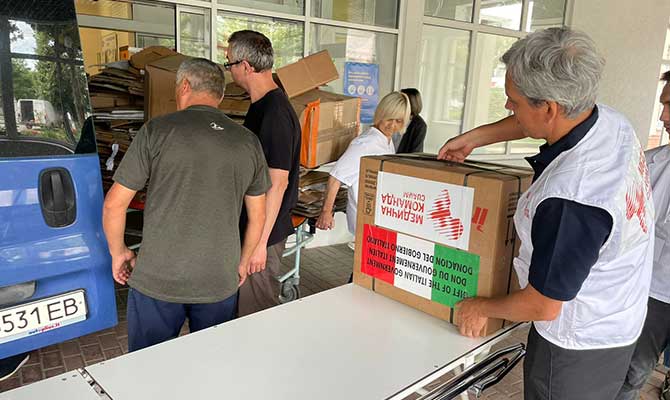 A GIFT FROM ITALY TO UKRAINE