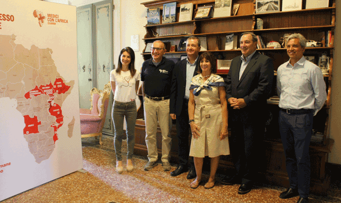 American Ambassador to the Holy See Joe Donnelly meets CUAMM